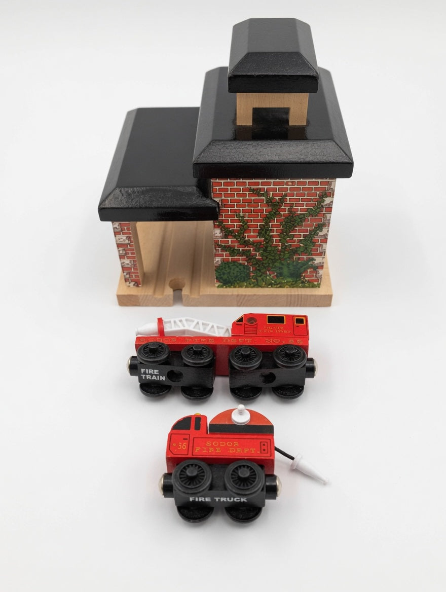 Sodor Fire Station, Fire Train & Fire Truck - 2000