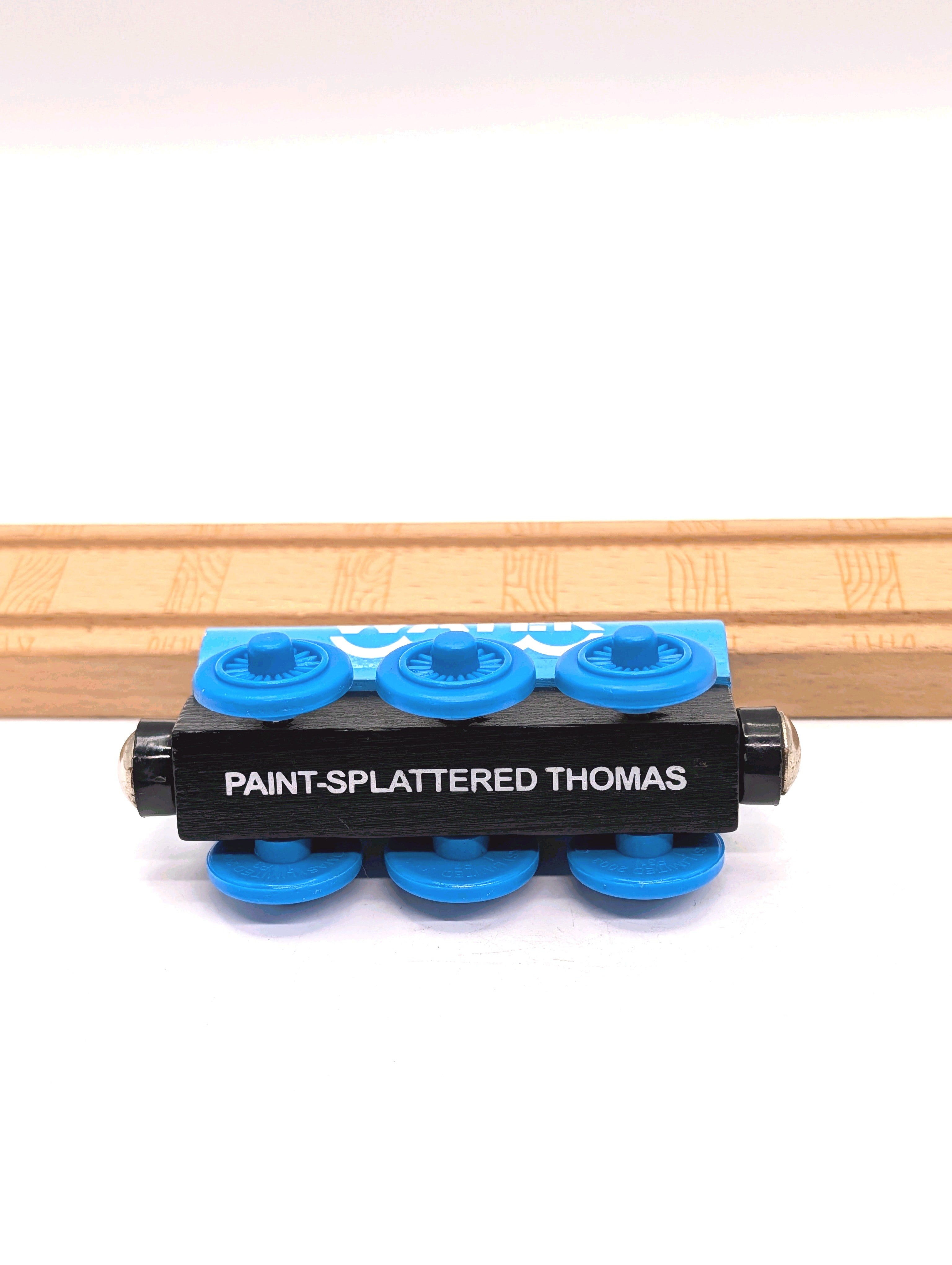 Factory Error - Sodor Water Tanker with Paint Splattered Thomas stamping