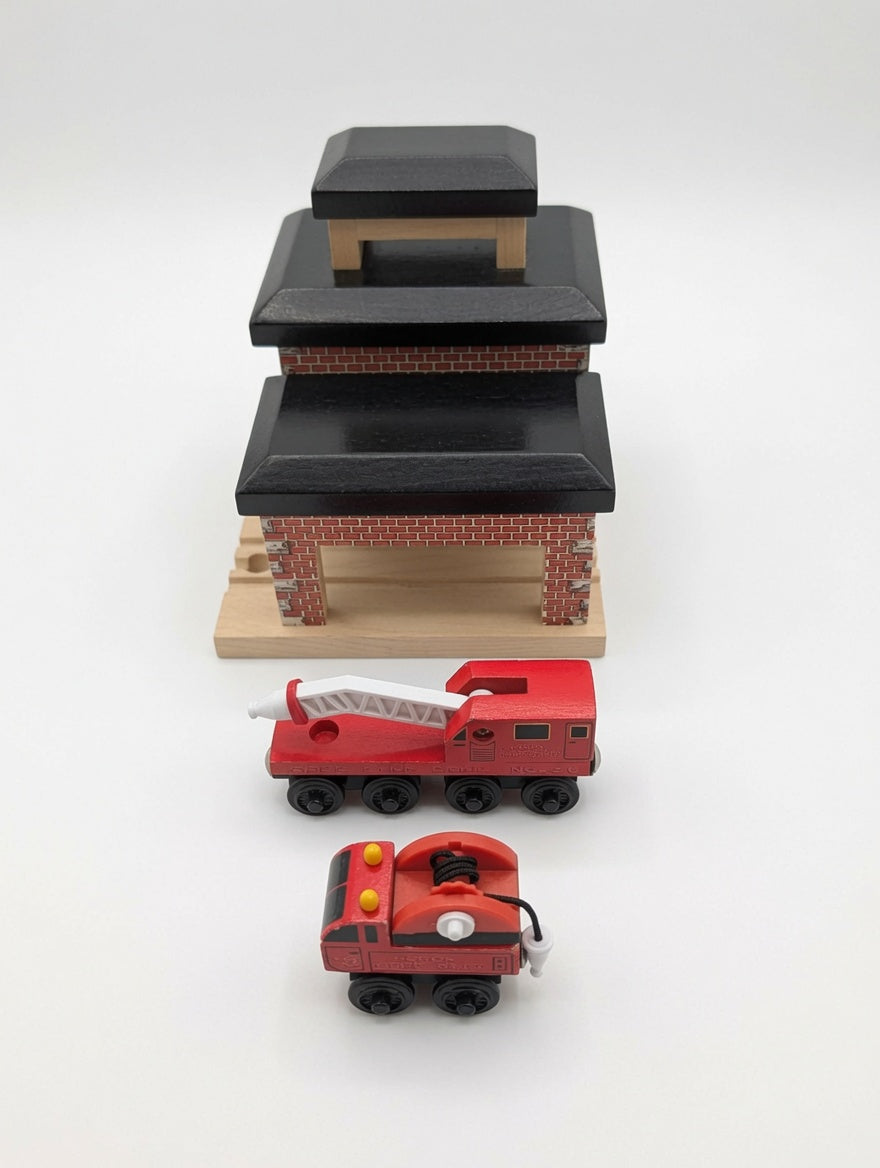 Sodor Fire Station, Fire Train & Fire Truck - 2000