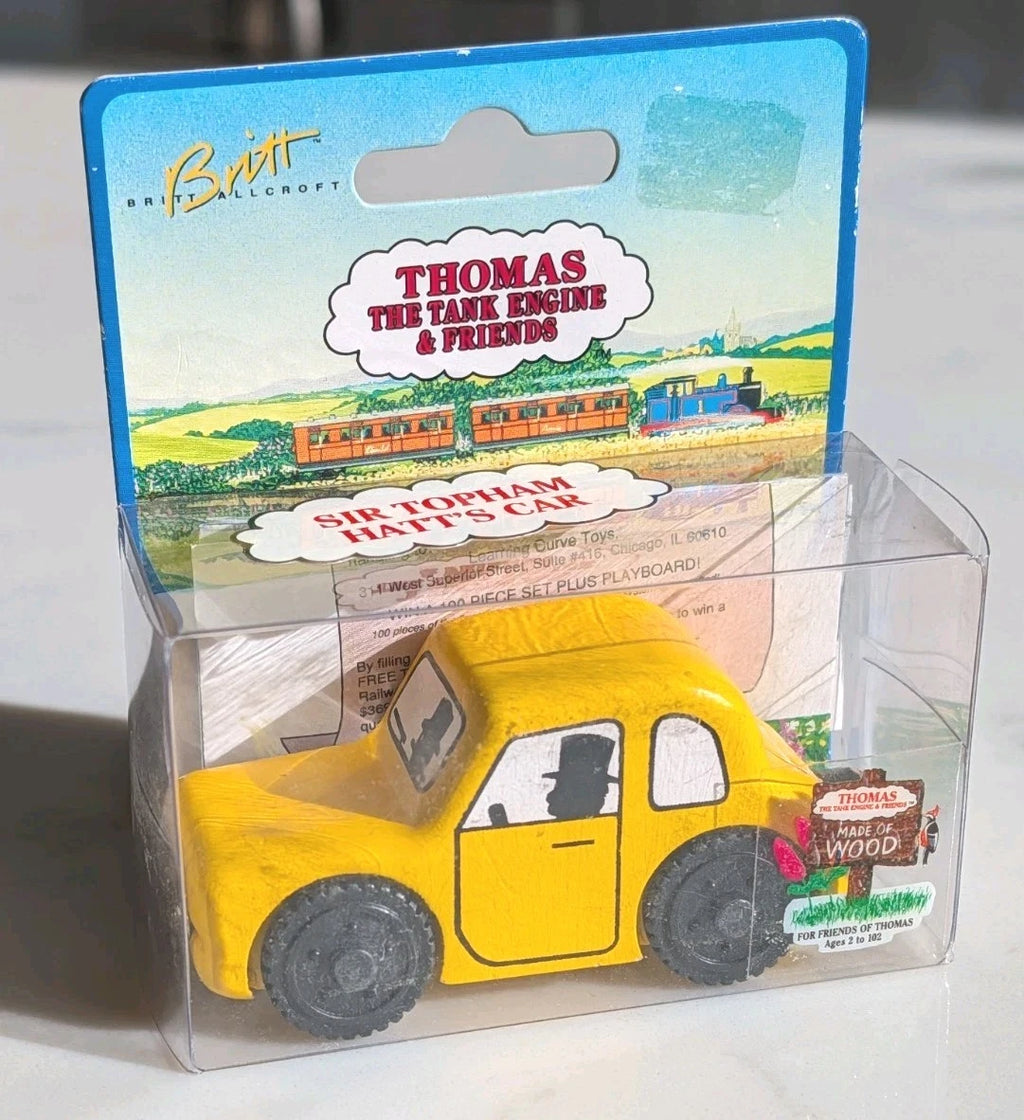 Sir Topham Hatt's Yellow Wooden Car - 1994