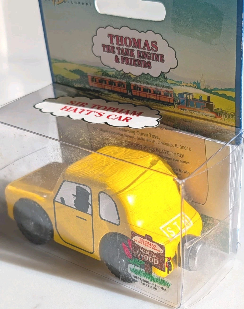 Sir Topham Hatt's Yellow Wooden Car - 1994