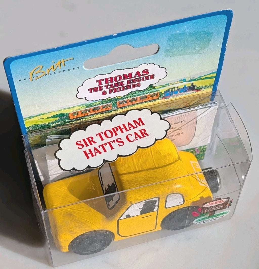 Sir Topham Hatt's Yellow Wooden Car - 1994