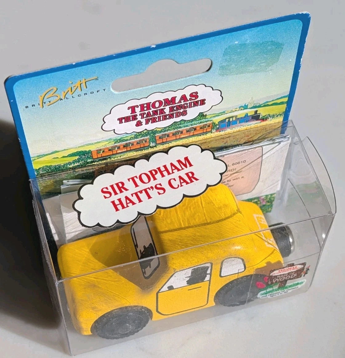 Sir Topham Hatt's Yellow Wooden Car - 1994
